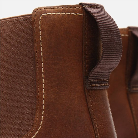 Timberland Men's Larchmont Brown Chelsea waterproof leather Boots A13HZ ALL SIZE - Picture 5 of 9